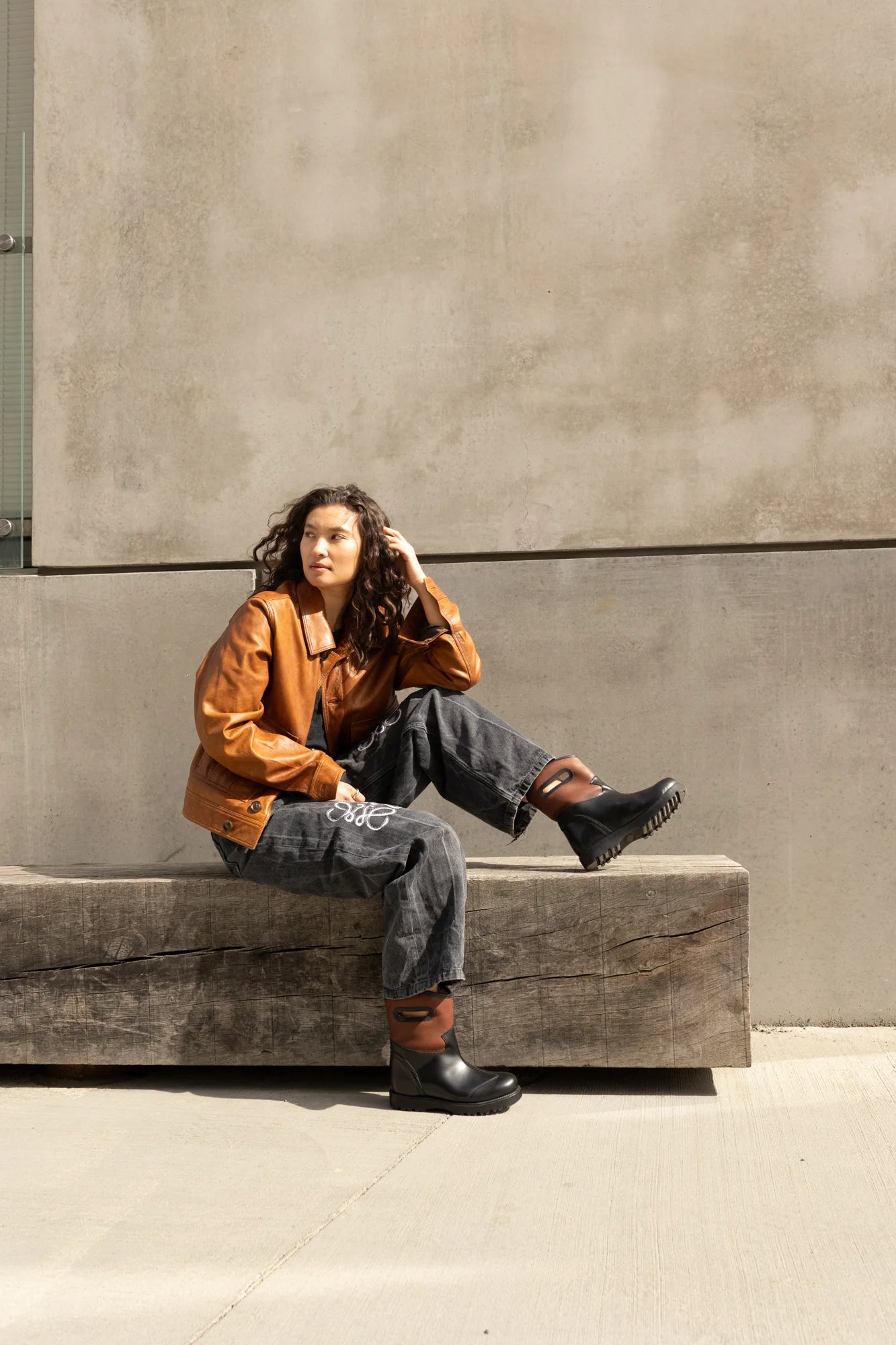 The Alexia Low, Black/Brown