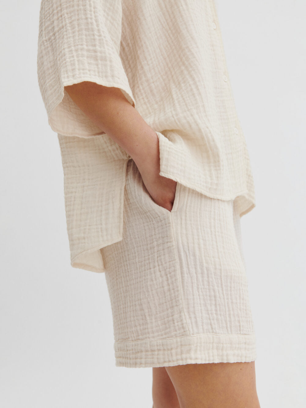 Cosy Shorts, Ivory