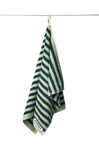 Naram Guest Towel, Sea Foam & Deep Teal