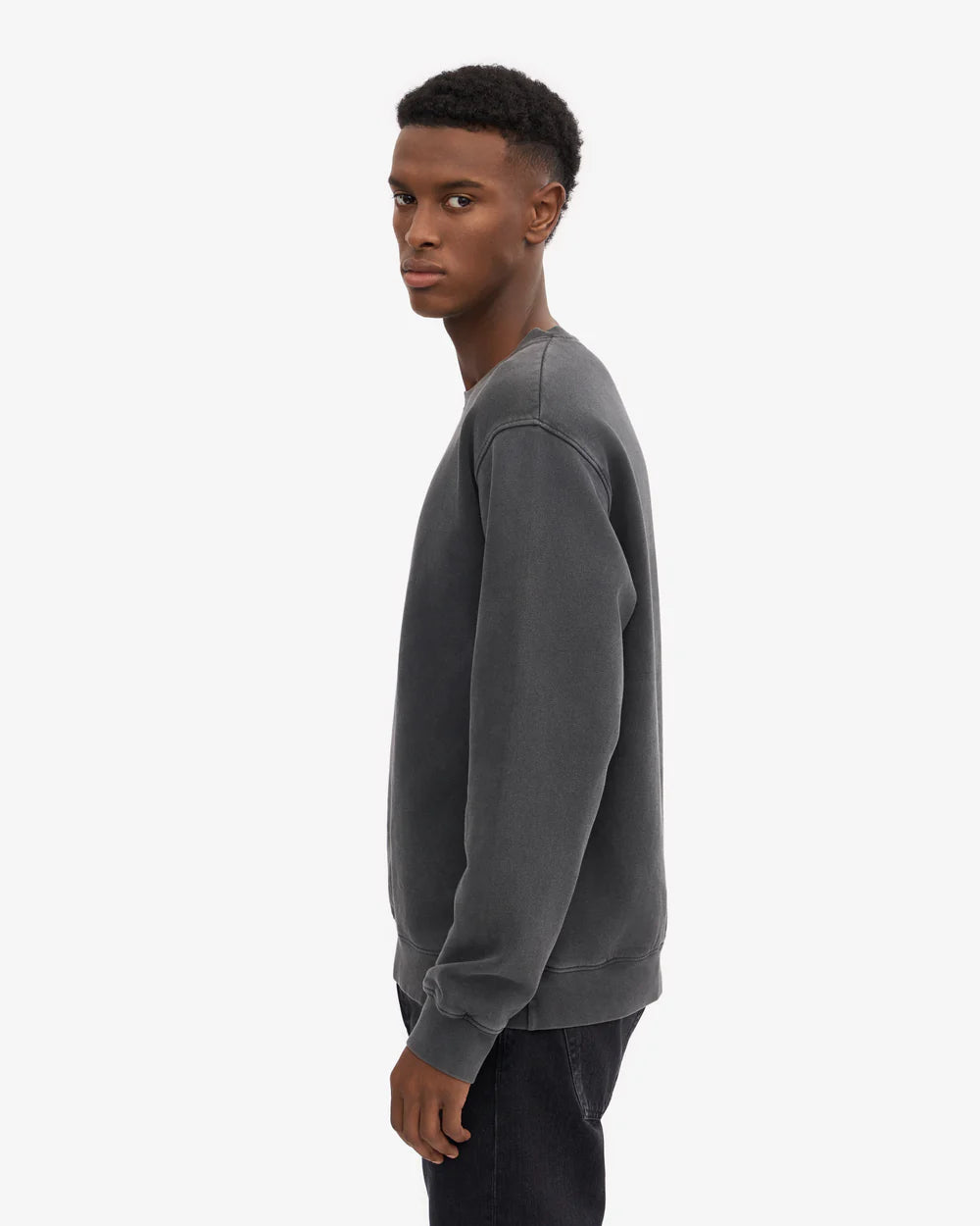 Classic Organic Crew, Faded Black