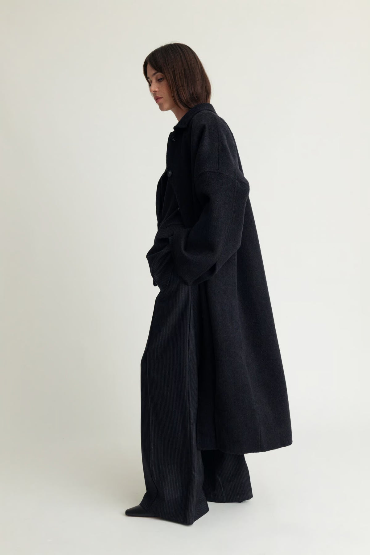 Lyric Coat Cashmere Blend, Black