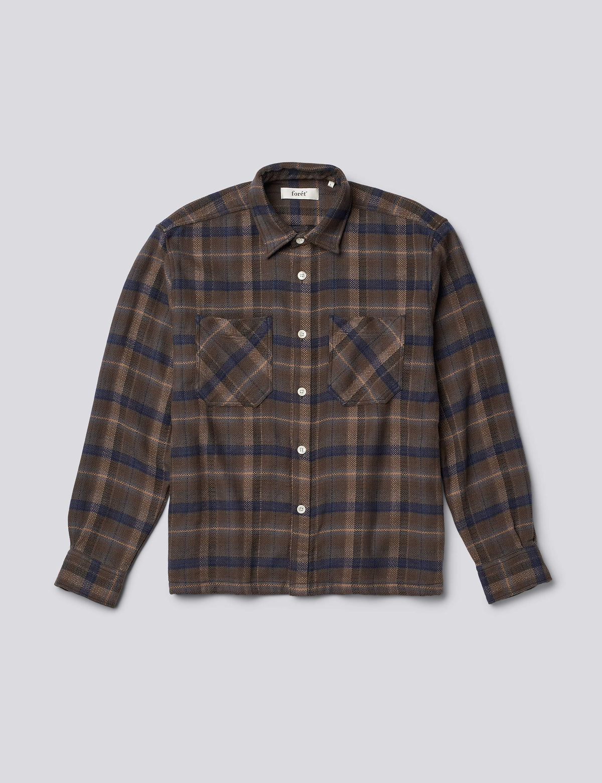 Moon Overshirt Wood Check, Forét 
