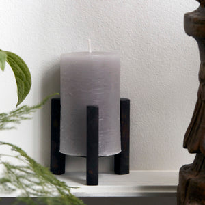 Blockljus Rustic Wax 10cm, Kit