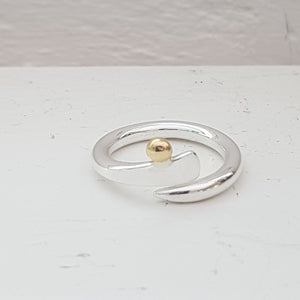 Lollos Silver Ring "Knopp", Guld