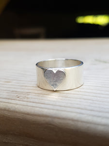 Lollos Silver Ring "My Heart"