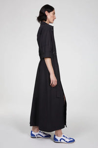 Gelato Cotton Dress, Black