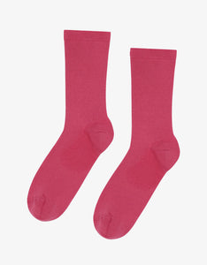 Classic Organic Sock, Raspberry Pink