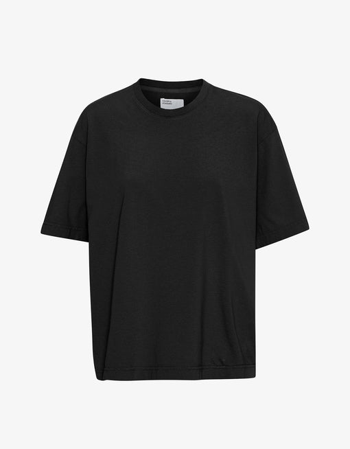 Organic Oversized T-shirt, Deep Black