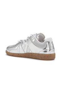 Sporty Mix Retro Sneaker, Silver